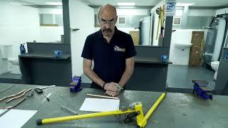 How to bend copper pipe - Partial Crossover @AbleSkills