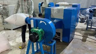 Polyester Fiber Carding/Opening Machine With Single Filling Station