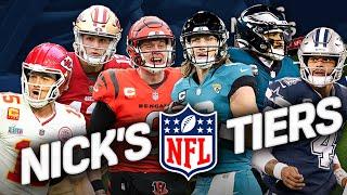 Cowboys, 49ers sit below Chiefs, Bears ranked below Bucs in Nick's Tiers | NFL | FIRST THINGS FIRST