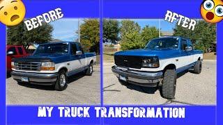 1995 Ford F-150 XLT 2WD Complete Makeover (1 1/2 year transformation video)