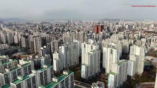 8K 초고화질 슬로우 교대역 주변을 둘러보다, 서울 서초구 서초동 드론영상소스 DJI 0002