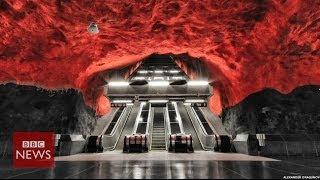 'The most beautiful metro in the world' - BBC News