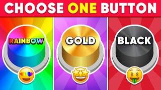 Choose One Button! Rainbow, Gold or Black Edition  Fox Quiz