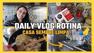 DAILY VLOG l LIMPEI A CASA l ROTINA l Tathi Fulber