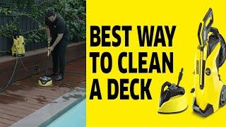 How to Clean a Deck Quickly | Kärcher Pressure Washer & Surface Cleaner Combo