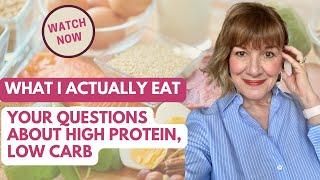 What I eat in a day - high protein, low carbohydrates