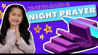 *With Text * Calming Night Prayer + Satisfying Shapes with Kinetic Sand