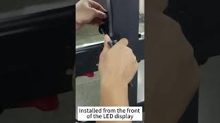 front installation video for the outdoor LED screen