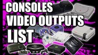 CONSOLES AND THE VIDEO SIGNALS THEY OUTPUT - RETRO GAMING ARTS