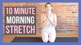 10 min Morning Yoga Stretch to Wake Up - ALL LEVELS NO PROPS