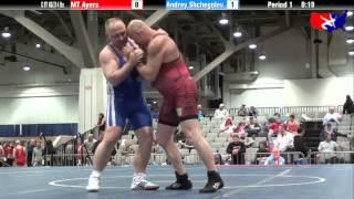 MT Ayers vs. Andrey Shchegolev at 2013 Veterans Nationals - Greco