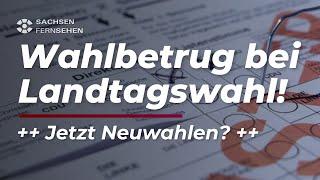 WAHLBETRUG! Original-Stimmen EINFACH ÜBERKLEBT - LKA nimmt Ermittlungen auf I Sachsen Fernsehen