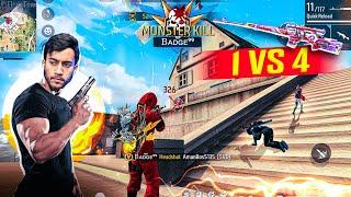 I Became Headshot Machine in Solo Vs Squad SVD Gameplay - Garena Free Fire