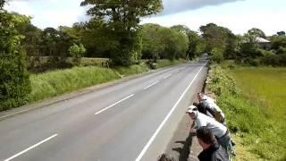 Warm up for tt 600 race, guy martin wheelie!!!