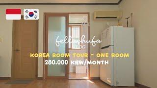 My one room in Pohang  Room tour one room in Korea | Tempat tinggal di Korea 원룸 룸투어