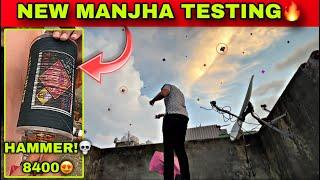 Testing new 8400 manjha || 502 shikar|| sabki patang kaatdi ️‍