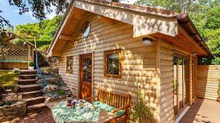 The Most Beautiful Porthole Log Cabin, Somerset Sea View | Exploring Tiny House