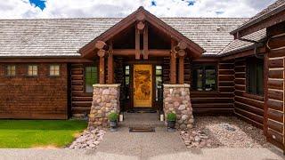 Montana dream home.  20 acres with Missouri River frontage.  This custom log home is a must see!