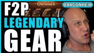 F2P LEGENDARY GEAR! Anyone can do it | DragonHeir Silent Gods