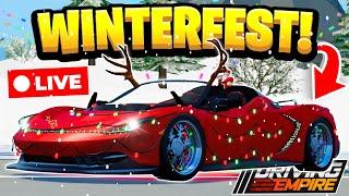 Driving Empire WINTERFEST Update! ⏳LIVE Countdown⏳