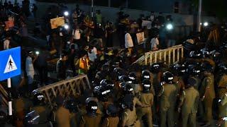 Tussle between protesters, police near Sri Lanka PM's home | AFP