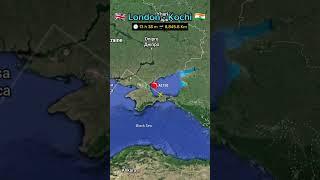 LONDON to KOCHİ Flight Route | Live Flight Tracker | Real Time Flight | Plane Finder