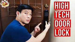 High Tech Door Lock Using Your Fingerprint! Home secure Apollo Digital Door Lock! | Gadget Sidekick