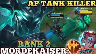 MORDEKAISER AP TANK KILLER! AGGRESSIVE MVP PLAY- TOP 2 GLOBAL MORDEKAISER BY ALB Equalizer-WILD RIFT