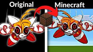 FNF Vs Sonic.EXE 2.5 / 3.0 Soulless | Original Vs Minecraft Note Block | Tails