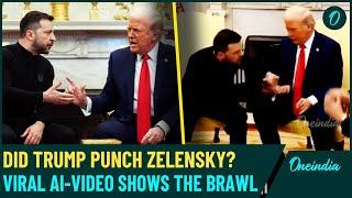 Trump Punched Zelensky? Trump, Zelensky Big White House Showdown Turns Into a Meme Fest | Watch