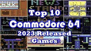 Top 10 Commodore 64 2023 Released Games