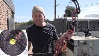 Comparing a 50# and 60# compound bow at 40 meters