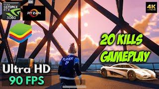 BGMI Telugu Emulator | BGMI Emulator Ultra HD 4k Graphics 20 Kills GAMEPLAY |