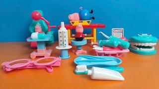 7 Minutes Satisfying with Unboxing & Review Toy Peppa Pig Family To Dental Hospital