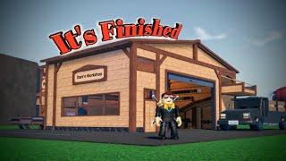 Completing The Workshop Build & Announcement (Roblox Oaklands)