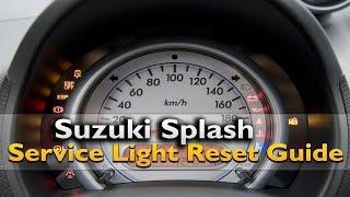 Suzuki Splash Service Light Reset