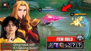 FINALLY!! THANK YOU MPL K1NGKONG FOR THIS NEW LANCELOT BUILD & EMBLEM!!  (AUTO 1 SHOT?!) - MLBB