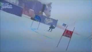 Herren-RTL Sölden 2012 1. Ted Ligety 2. Manfred Mölgg 3. Marcel Hirscher  2,75 Sekunden Vorsprung