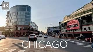 Chicago Neighborhood Drive 4K - Wrigleyville, Lincoln Park, Wicker Park Driving Tour