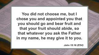 Morning Worship: Sermon "Marks of Christ's Disciples" John 15:12-17