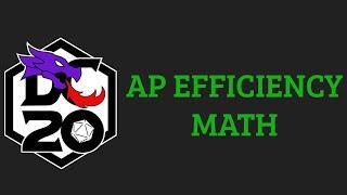 DC20 AP Efficiency Math