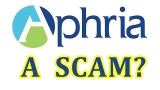 BREAKING NEWS: Aphria a Scam??