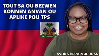 Tout sa ou bezwen konnen anvan ou aplike pou TPS | Avoka Bianca