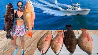 NONSTOP BIG FISH Action on NEW BOAT! Catch, Clean, Cook!