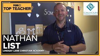 Top Teacher: Nathan List