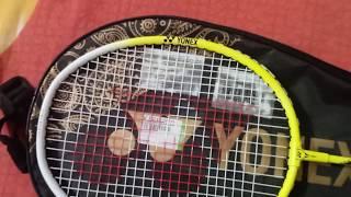 Yonex ZR101 Light Yellow Strung Badminton Racquet Review by mouni