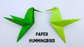 How To Make Easy Paper Hummingbird  For Kids / Nursery Craft Ideas / Paper Craft Easy / KIDS crafts