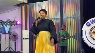 Joyce Blessings stunning Performance at Rev Owusu Bempah church that got chiefs dancing  with