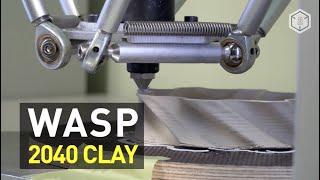 Delta WASP 2040 Clay Review: 3D Printing with Clay and Ceramics