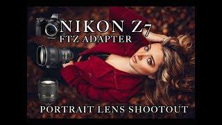 ULTIMATE NIKON Z7 PORTRAIT LENS Auto focus REVIEW 200MM F2 105MM 1.4 85MM 1.4G 58MM FTZ TESTED!!